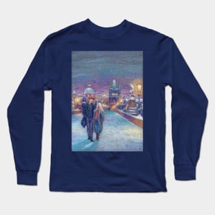 Prague on Christmas Long Sleeve T-Shirt